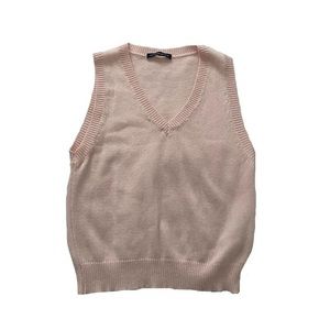 brandy melville pink sweater vest